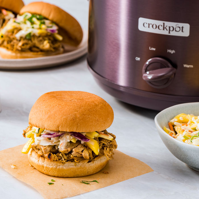 Pulled Jerk Chicken Sandwiches Slow Cooker Recipe